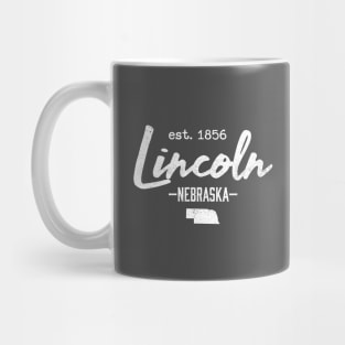 Lincoln Nebraska City State Vintage Mug